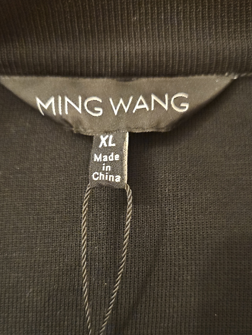 Nwt Ming Wang Black Ribbed Knit Top And Skirt - Picture 3 of 16